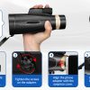 05-44.jpg Monocular Telescope 80x100 High Power Smartphone Adapter Tripod, Large Field Monocular Telescope for Adult Use BAK4