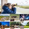 05-47.jpg 12x50 Adult Monocular - Compact Zoom High Definition Monocular with Smartphone Adapter and Tripod - BAK 4&FMC Lens Water