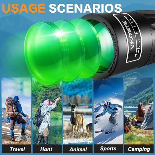 05-51.jpg 16X52 high-definition monocular, high-power compact monocular for adults and children, high-definition monocular, suitable