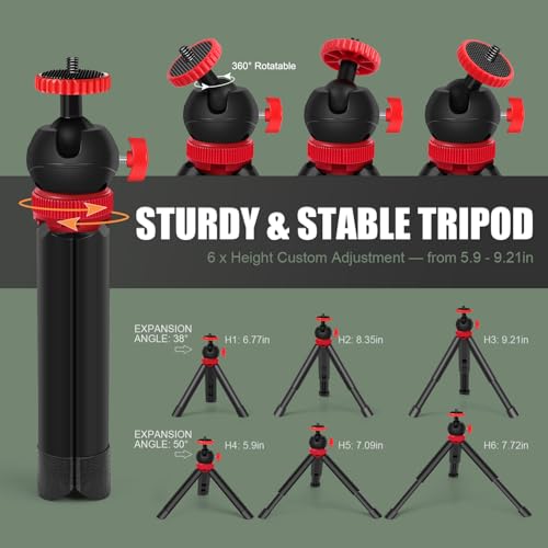 05-55.jpg 12x60 High Definition Monocular Telescope with Smartphone Adapter Tripod and Carrying Case, Large Night Vision Monocular