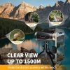 05-66.jpg Monocular telescope 80x100 high definition monocular telescope for adults, with tripod and mobile phone adapter, monocular