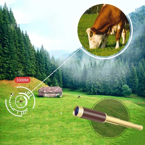 05-70.jpg Pirate Monocular Telescope for Kids and Adults, Handheld Foldable Brass Telescope 25x30 Zoomable Portable