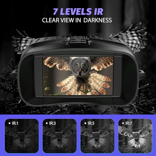 05-8.jpg Night Vision Goggles - 4K Night Vision Binoculars with 5000mAh Rechargeable Battery, 32GB TF Card can Save Photo and Video