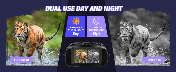05-9.jpg Night Vision Goggles - 4K Night Vision Binoculars with 5000mAh Rechargeable Battery, 32GB TF Card can Save Photo and Video