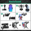 18X50 High Powered Binoculars for Adults with Upgraded Phone Adapter, Tripod and Tripod Adapter,Waterproof Compact Binoculars