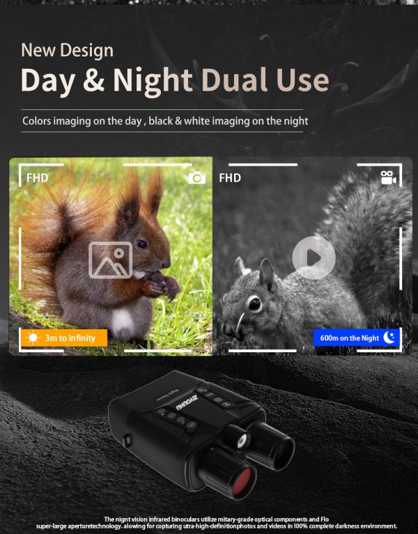 06-33.jpg Z080 Ultra HD 4K Night Vision Binoculars 600M Low Light Large Zoom for Hunting 3" Screen Dual Light Infrared Camera