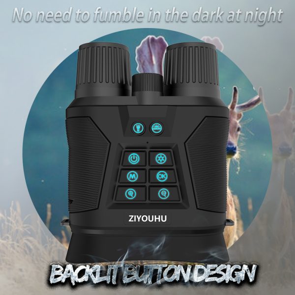 06-36.jpg 8001 Digital Night Vision Binoculars Built Tacticle Flashlight & 850nm Infrared HD Video Speaker Camera for Dark Hunting