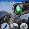 06-41.jpg Monocular Telescope 80x100 High Power Smartphone Adapter Tripod, Large Field Monocular Telescope for Adult Use BAK4
