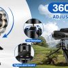 06-42.jpg Monocular Telescope 80x100 High Power Smartphone Adapter Tripod, Large Field Monocular Telescope for Adult Use BAK4