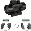 1x40 Red Dot Sight Green Red Dot Sight Illuminated Air Hunting Scope with 11/20mm Rails