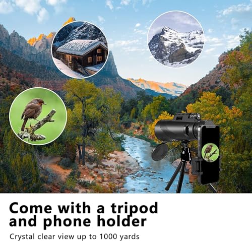 06-60.jpg monocular 80x100 high power monocular high definition for adults high power smartphone adapter telescope hunting wildlife