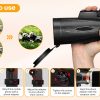 06-63.jpg Monocular telescope 80x100 high definition monocular telescope for adults, with tripod and mobile phone adapter, monocular