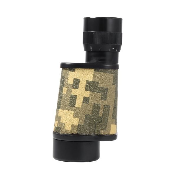 06-68.jpg 8x30 Mini Portable Monocular Telescope, High-Power HD Wide Viewing Outdoor Observation Metal Telescope, Eyepiece Focusing, FMC Optical Lens, HD Camouflage Monocular Telescope