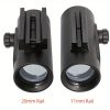 1x40 Red Dot Sight Green Red Dot Sight Illuminated Air Hunting Scope with 11/20mm Rails