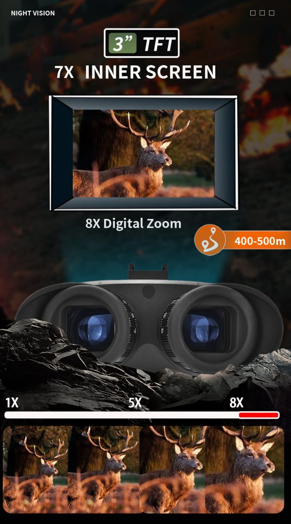 08-11.jpg NV8360 4K FHD Full Color Night Vision Helmet Goggles Digital Binoculars Infrared & Flashlight Head Mounted Night Viewer for Hunting