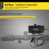 08-18.jpg Laser Rangefinder Distance Measurement Multi-Mode Ranging Mini Plug-in Device for Outdoor Hunting Shockproof Mountable Measurer