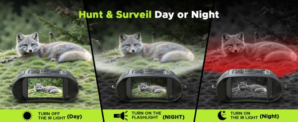 Night Vision Goggles, 112 MP 4K Night Vision Binoculars for Adults, 12X Zoom & 5000mAh Battery, 64GB Card Included, Infr