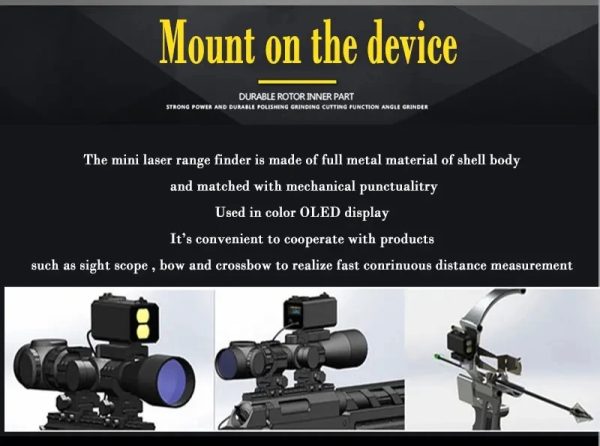 09-15.jpg Outdoor Real-time Ranging, Hunting And Shooting Display Mini Laser Automatic Rangefinder LRF Rangefinder For Hunting