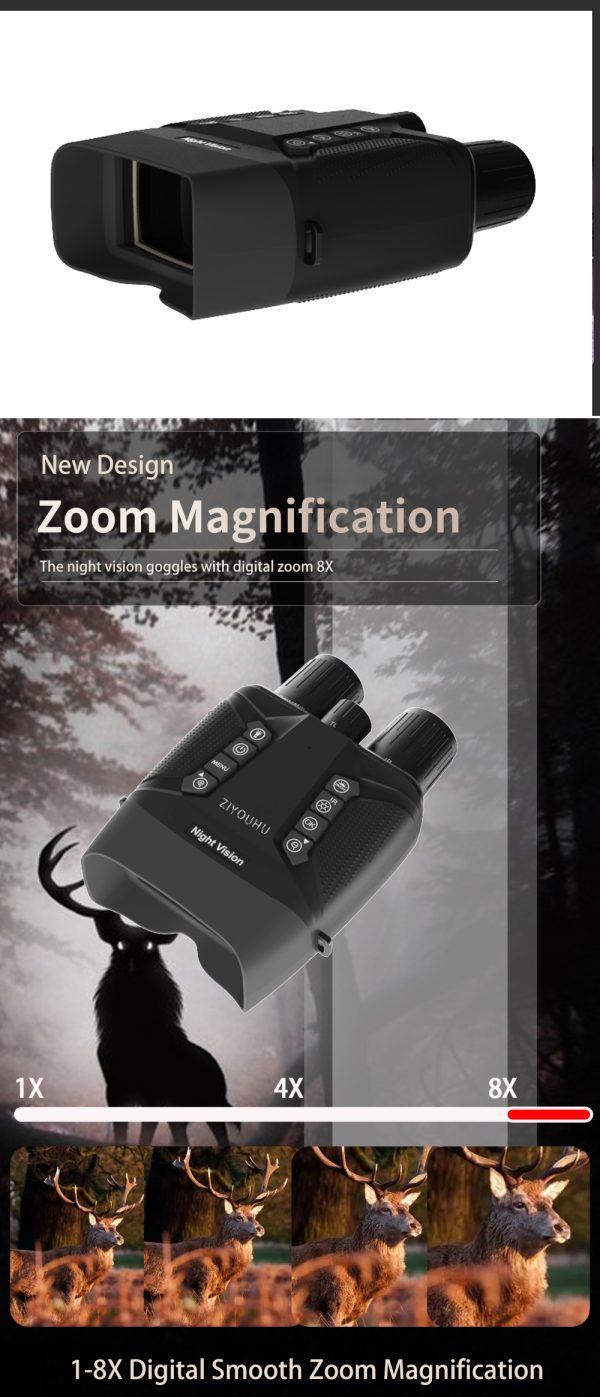 09-6.jpg Z080 Ultra HD 4K Night Vision Binoculars 600M Low Light Large Zoom for Hunting 3" Screen Dual Light Infrared Camera