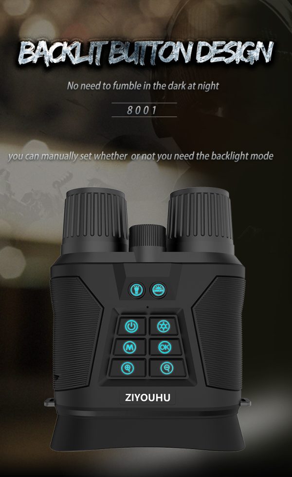 09-8.jpg 8001 Digital Night Vision Binoculars Built Tacticle Flashlight & 850nm Infrared HD Video Speaker Camera for Dark Hunting