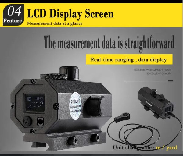 10-10.jpg Laser Rangefinder Distance Measurement Multi-Mode Ranging Mini Plug-in Device for Outdoor Hunting Shockproof Mountable Measurer