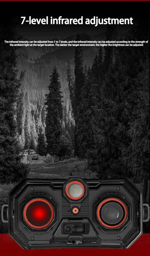 11-3.jpg 4K Video Night Vision Camera Digital Binoculars 4" Screen 16X Zoom with 300m Laser Ranging Remote Control, Wi-Fi E-compass