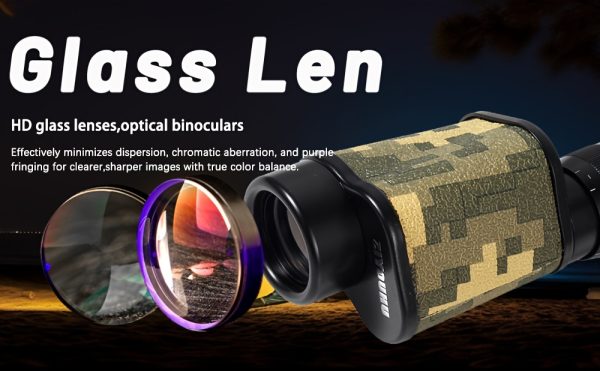 11-7.jpg 8x30 Mini Portable Monocular Telescope, High-Power HD Wide Viewing Outdoor Observation Metal Telescope, Eyepiece Focusing, FMC Optical Lens, HD Camouflage Monocular Telescope