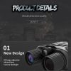 12-3.jpg 8001 Digital Night Vision Binoculars Built Tacticle Flashlight & 850nm Infrared HD Video Speaker Camera for Dark Hunting