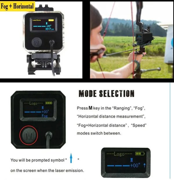 12-8.jpg Outdoor Real-time Ranging, Hunting And Shooting Display Mini Laser Automatic Rangefinder LRF Rangefinder For Hunting