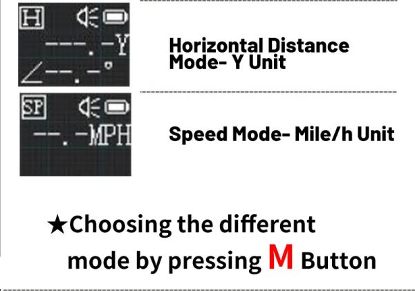 13-6.jpg Laser Rangefinder Distance Measurement Multi-Mode Ranging Mini Plug-in Device for Outdoor Hunting Shockproof Mountable Measurer