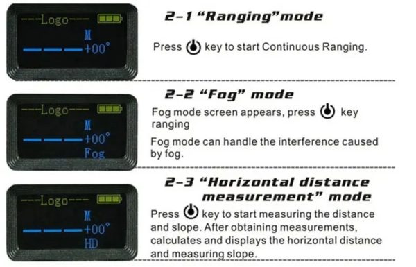 13-7.jpg Outdoor Real-time Ranging, Hunting And Shooting Display Mini Laser Automatic Rangefinder LRF Rangefinder For Hunting