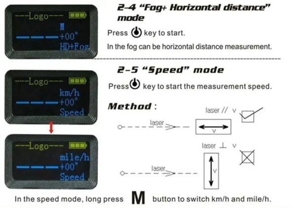 14-6.jpg Outdoor Real-time Ranging, Hunting And Shooting Display Mini Laser Automatic Rangefinder LRF Rangefinder For Hunting