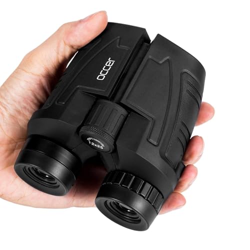 B0756BXDTX_main_0.jpg Occer 12x25 Compact Binoculars for Adults and Kids, Large Eyepiece Waterproof Binocular with Low Light Vision,High Power