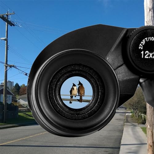 B0756BXDTX_secondary_5.jpg Occer 12x25 Compact Binoculars for Adults and Kids, Large Eyepiece Waterproof Binocular with Low Light Vision,High Power