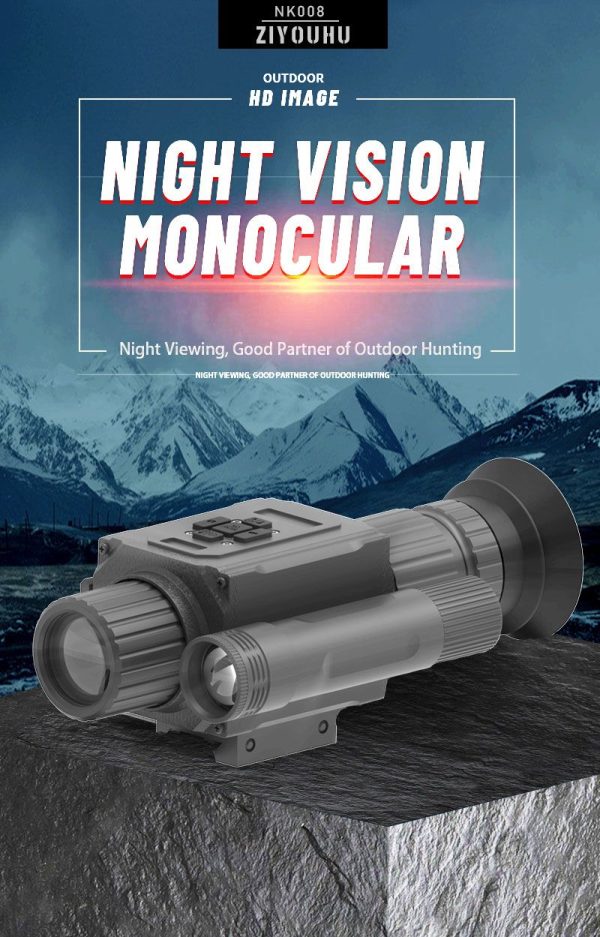 NK008 — Lunette numérique de vision nocturne, écran AMOLED rond 470×470, IR 850/ — vue 7