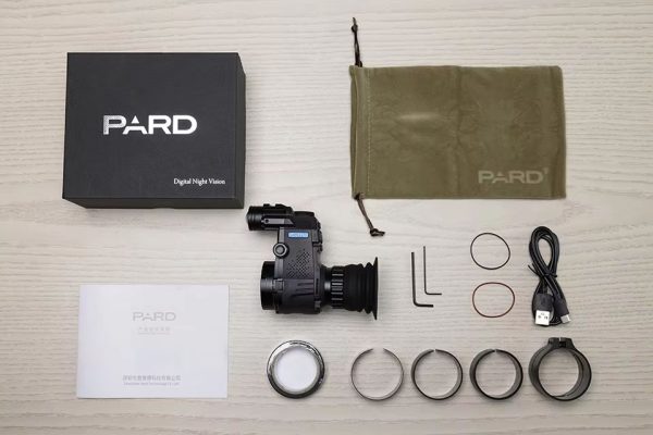 PARD NV007S — Clip-on de vision nocturne 1080p, écran 1024×768, tenue au recul 6000 J, IP67, 5 bagues fournies PARD NV007S — Clip-on de vision nocturne 1080p, écran 1024×768, tenue au recul 6 — vue 7