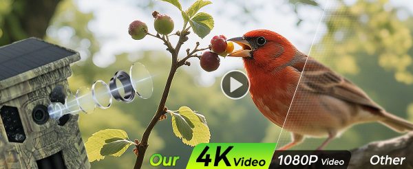 Caméra de chasse 4K 64 MP solaire — vue 7