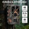 HC935A No Glow — Caméra de chasse 4K infrarouge invisible, 120°, IP66, jusqu'à 6 mois sur 8 piles AA HC935A No Glow — Caméra de chasse 4K infrarouge invisible, 120°, IP66, jusqu’à 6 — vue 8