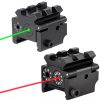 Viseur laser compact à double rail — rouge ou vert, réglages séparés, bouton poussoir, empilable Viseur laser compact à double rail — vue 9