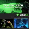 NVG30 — Monoculaire de vision nocturne sur casque, IR 940 nm invisible, 200 m, 4 modes couleur, mode 40 Hz NVG30 — Monoculaire de vision nocturne sur casque, IR 940 nm invisible, 200 m, 4 — vue 8