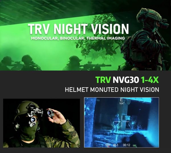 NVG30 — Monoculaire de vision nocturne sur casque, IR 940 nm invisible, 200 m, 4 modes couleur, mode 40 Hz NVG30 — Monoculaire de vision nocturne sur casque, IR 940 nm invisible, 200 m, 4 — vue 8
