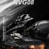 NVG08 — Jumelles de vision nocturne sur casque, télémètre 1200 m, incrustation PIP, boussole, 6000 mAh, IP56 NVG08 — Jumelles de vision nocturne sur casque, télémètre 1200 m, incrustation P — vue 7