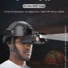 NV8161 — Jumelles de vision nocturne 4K 36 MP sur casque, 350-400 m, lampe blanche, 346 g, IP54 NV8161 — Jumelles de vision nocturne 4K 36 MP sur casque, 350-400 m, lampe blanc — vue 7