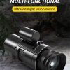 NV500 — Module de vision nocturne 4K pour lunette de tir, 500 m, adaptateurs 42 et 45 mm, usage seul ou sur casque NV500 — Module de vision nocturne 4K pour lunette de tir, 500 m, adaptateurs 42 — vue 7