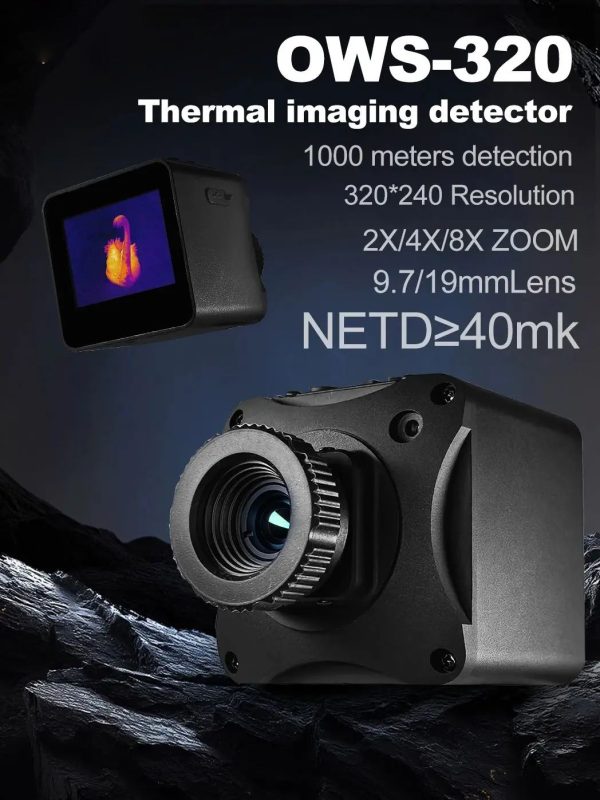 OWS-320 — Détecteur thermique 320×240, détection 1000 m, objectifs 9,7 et 19 mm  — vue 8
