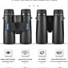 Jumelles 10x42 ED — verre faible dispersion, oculaires 24 mm, châssis métal, IPX2 Jumelles 10×42 ED — vue 9