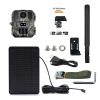 Mini900Pro — Caméra de chasse 4G solaire, alertes temps réel, GPS, vidéo 2K, IP65 Mini900Pro — Caméra de chasse 4G solaire, alertes temps réel, GPS, vidéo 2K, IP6 — vue 8