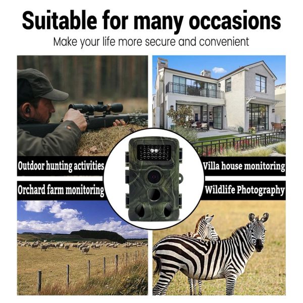 PR3000 — Caméra de chasse 16 MP 1080p, écran 2", PIR 120°, flash IR 15 m, double verrou PR3000 — Caméra de chasse 16 MP 1080p, écran 2″, PIR 120°, flash IR 15 m, double — vue 8