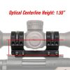 Montage monobloc SP4616 34 mm — hauteur 1,50", niveau à bulle, cale 10°, visserie et clés incluses Montage monobloc SP4616 34 mm — vue 8