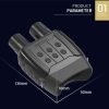 NV3182 — Jumelles de vision nocturne WiFi et Bluetooth, 250-300 m, grossissement 3x, carte 32 Go incluse NV3182 — Jumelles de vision nocturne WiFi et Bluetooth, 250-300 m, grossissement — vue 8